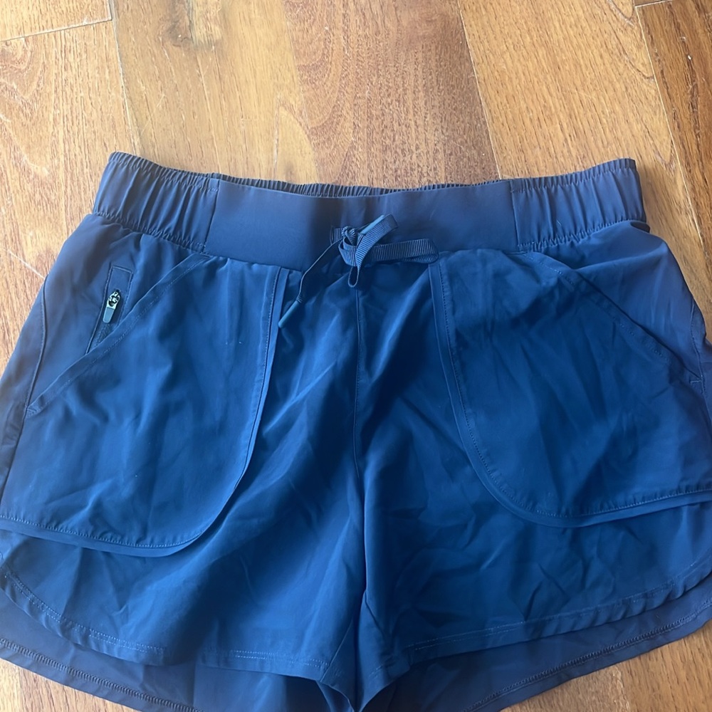 Men’s Navy Blue Athletic Shorts